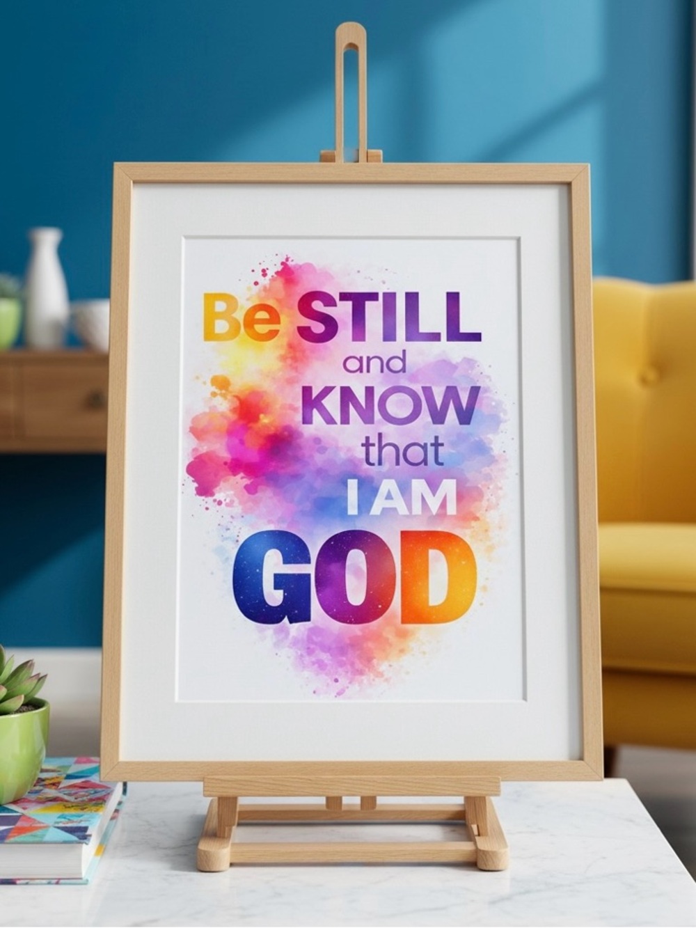 DDS Art Print, 8x10, Bible Verse, Paper Print, Unframed, Bold Series